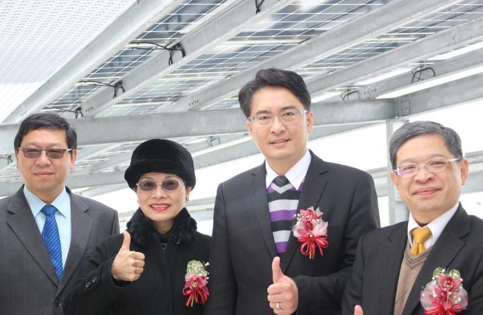 ▲全台首座雙面太陽能電站今在台南啟用。（圖／勞動部雲嘉南分署提供，2018.02.08）
