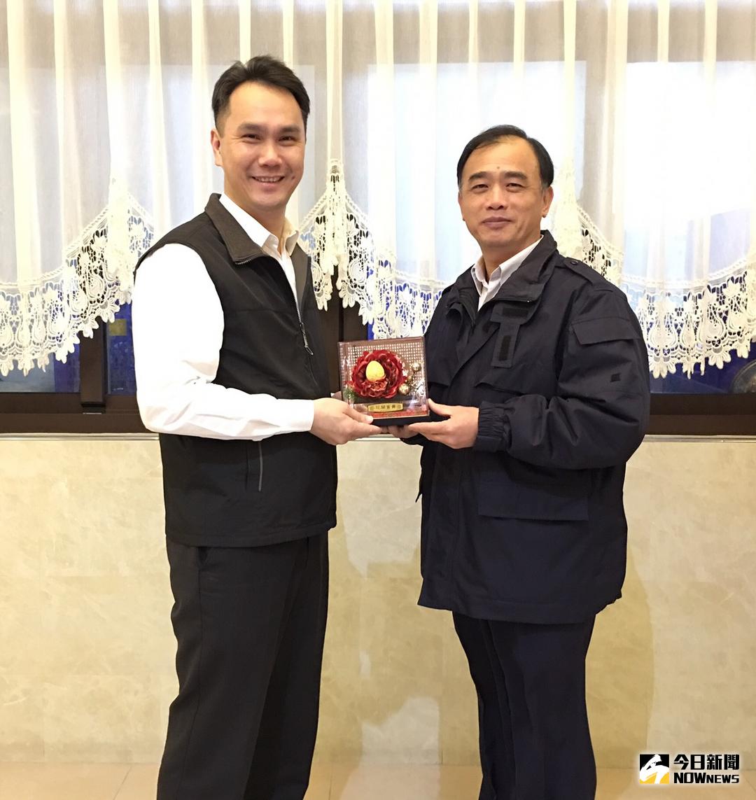 ▲北港警分局分局長李憲蒼，今（7）日榮陞新竹縣政府警察局竹北分局長。（圖／記者洪佳伶翻攝 , 2018.02.07）