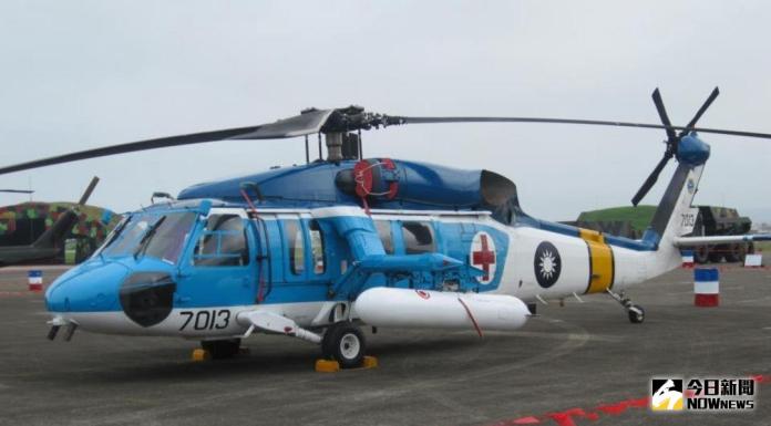 ▲空軍海鷗救護隊S-70C直升機。（圖／記者呂炯昌攝）