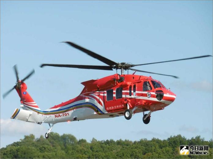 ▲空警總隊的UH60黑鷹直升機5日在蘭嶼機場北面失聯，目前台東出動各單位進行搜救。（圖／記者鄭志宏翻攝）