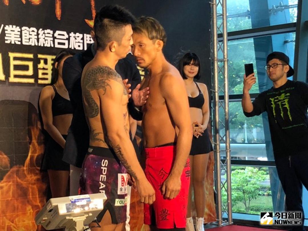 ▲日本選手金村豊（紅褲）頻挑釁李俊翰。（圖／張育嘉攝）