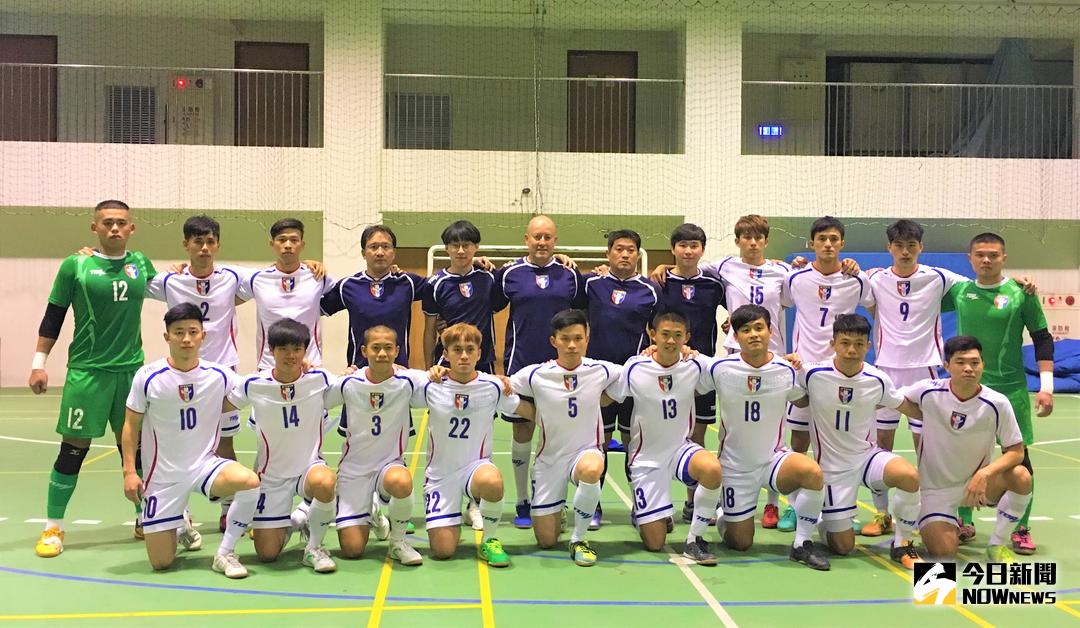 ▲台灣五人制男足代表隊。（圖／鍾東穎攝 , 2017.01.05）