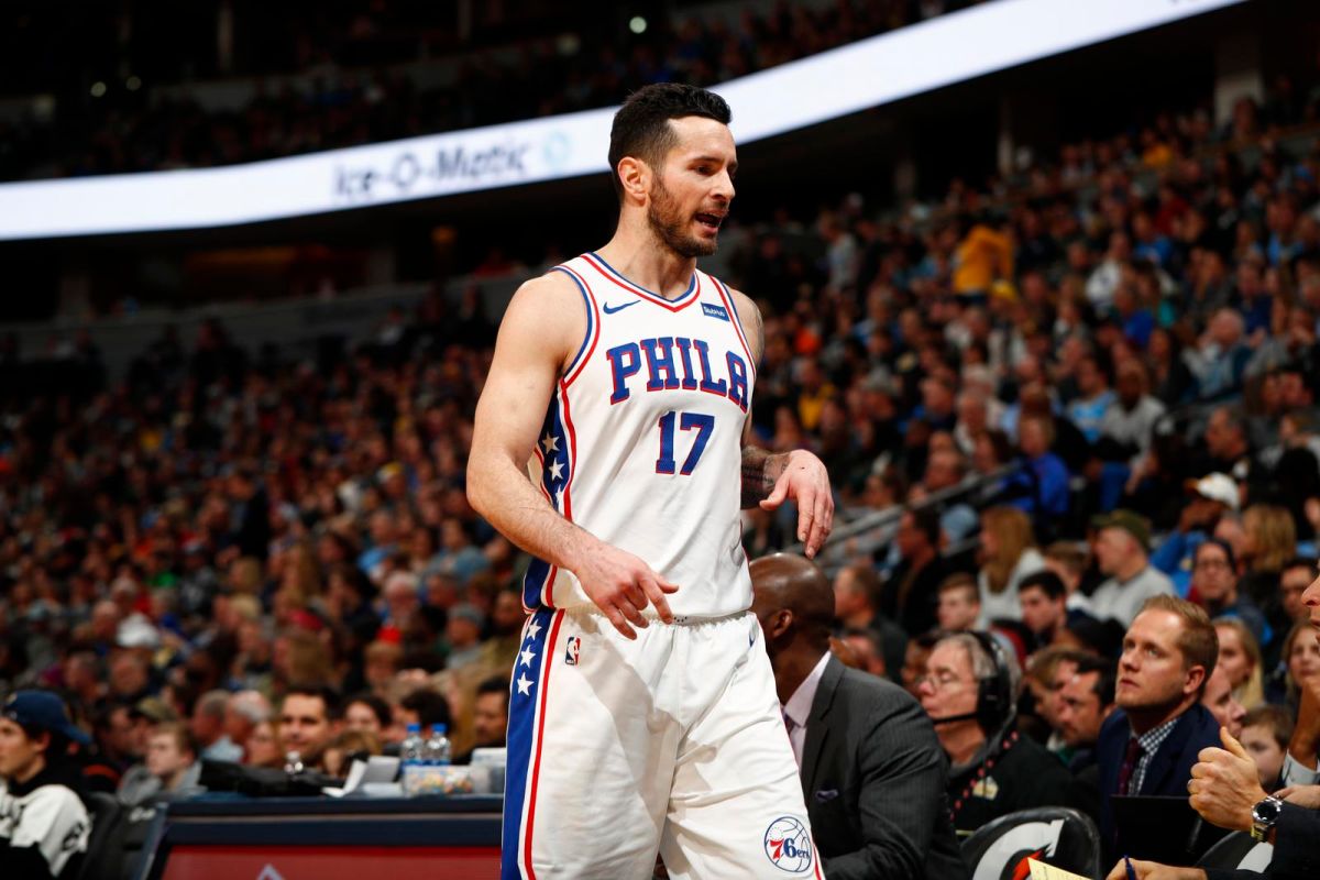 ▲76人射手J.J. Redick。（圖／美聯社／達志影像）