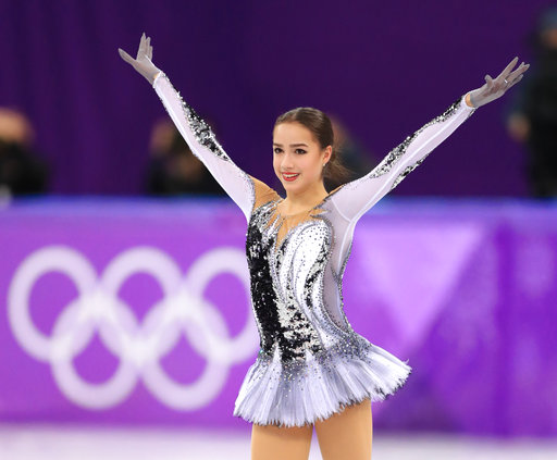 ▲以俄國獨立選手參與的15歲滑冰女將Alina Zagitova（圖／美聯社／達志影像）