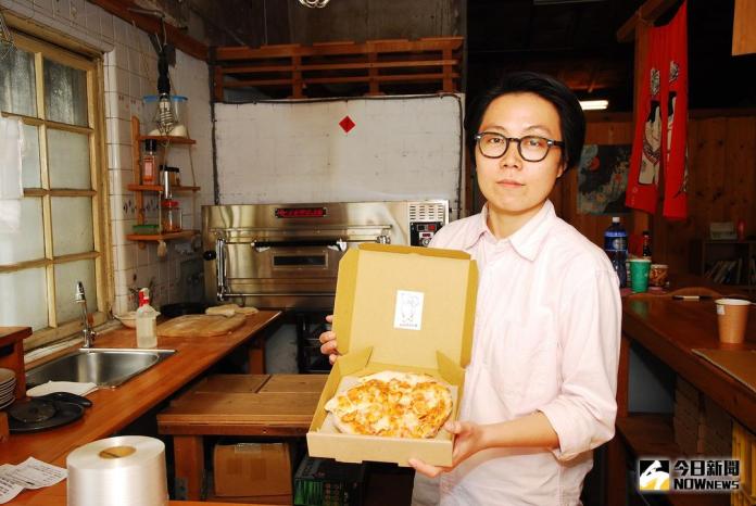 ▲七年級生黃陱惟的創新台灣風味披薩獲得網友好評。（圖／記者陳佩琪攝 , 2018.02.21）