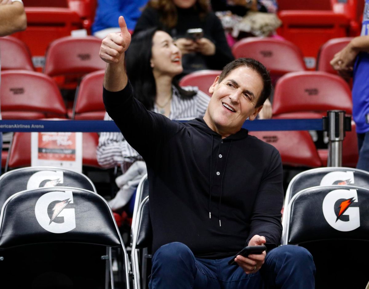 ▲獨行俠老闆Mark Cuban。（圖／美聯社／達志影像）