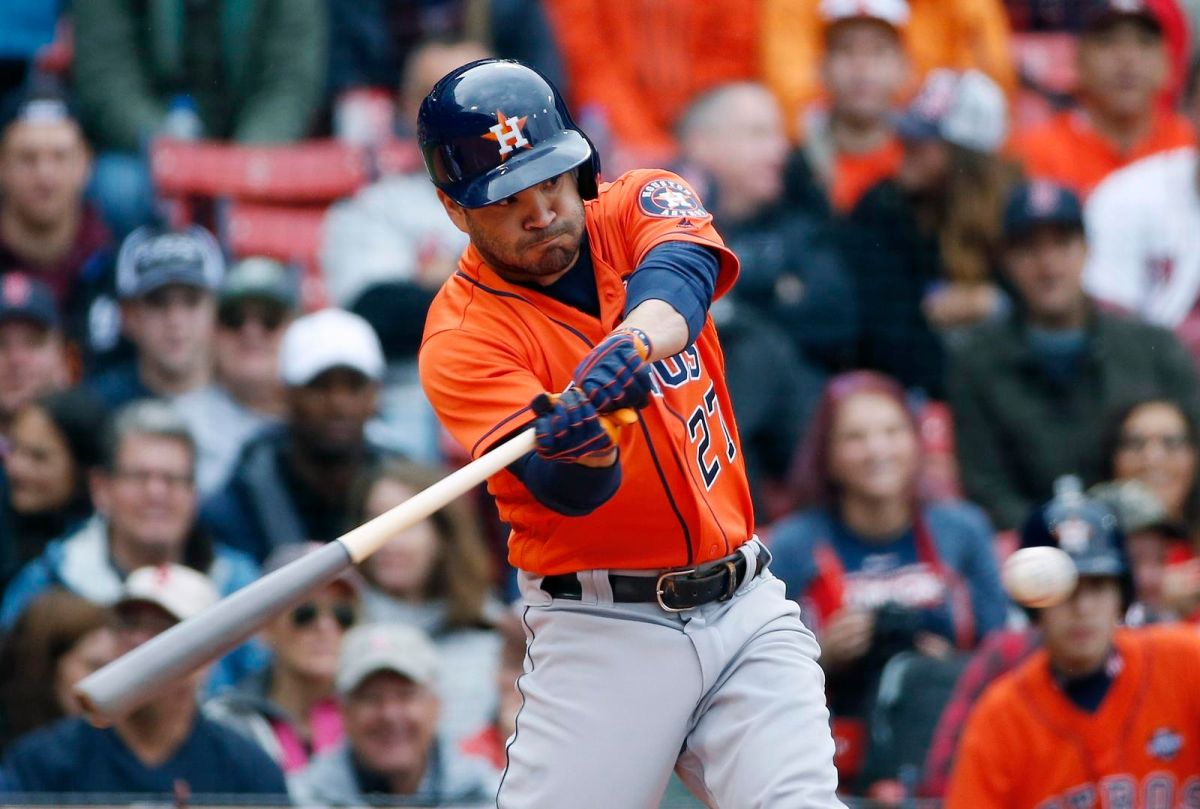 ▲太空人強打Jose Altuve。（圖／美聯社／達志影像）