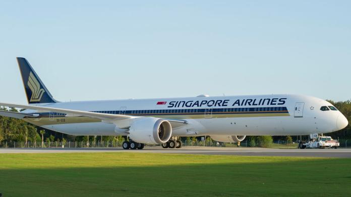 ▲新加坡航空首架787-10客機將執飛新加坡－大阪定期航線。（圖／新加坡航空）