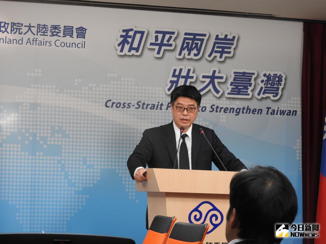 ▲陸委會副主委兼發言人邱垂正表示，陸方此次公布的 31 條惠台措施，可能只是心理戰或文宣戰。（資料照／林仕祥攝）