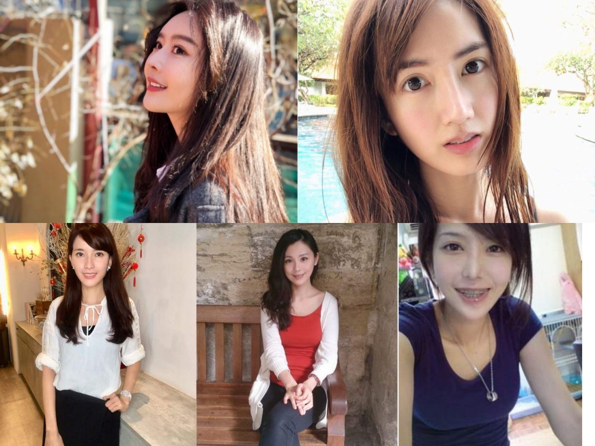 ▲台大五姬在各領域有不錯發展。（圖／翻攝 余涵彌微博，翁滋蔓、陳匡怡、吳依潔、劉乃潔臉書）