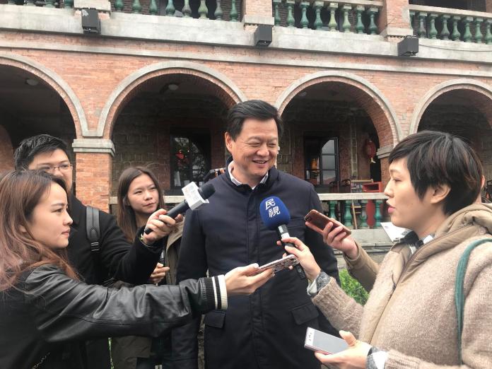 ▲前台北縣長周錫瑋今（6）日受訪時強調，他來沒有說過他不登記、也沒有說要脫黨，這都是外面人講的。（圖／周錫瑋辦公室提供）