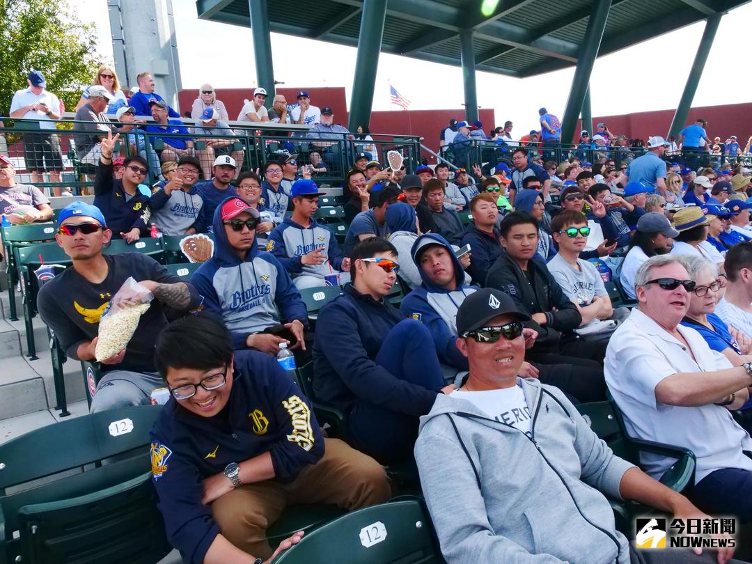 ▲中信兄弟觀戰大聯盟（圖／中信兄弟提供）