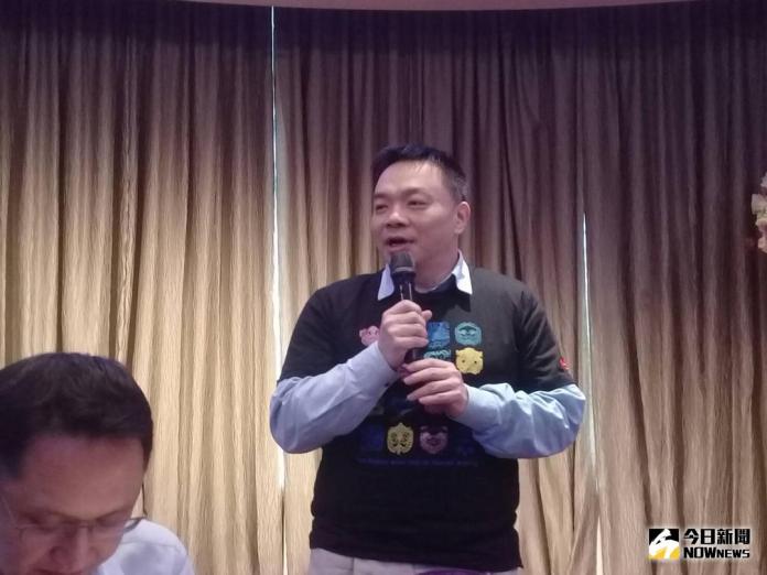 ▲前政務委員高思博宣布投入台南市長選舉。（圖／記者戴祺修攝,2018.03.07）