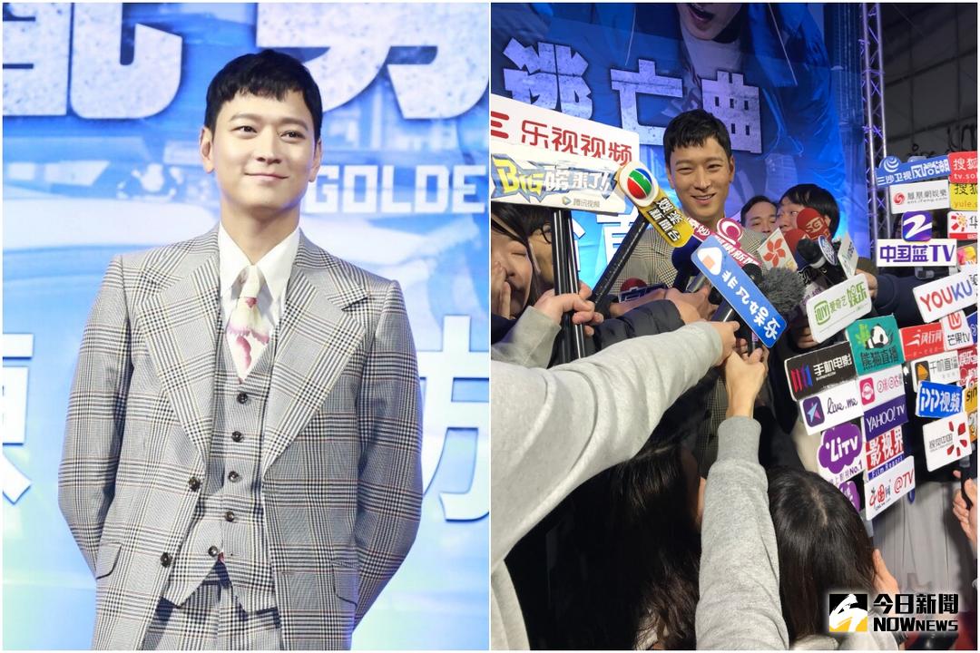 ▲姜棟元首次受台媒訪問，直呼模式超神奇。（圖／記者葉政勳、陳雅蘭攝 , 2018.3.7）