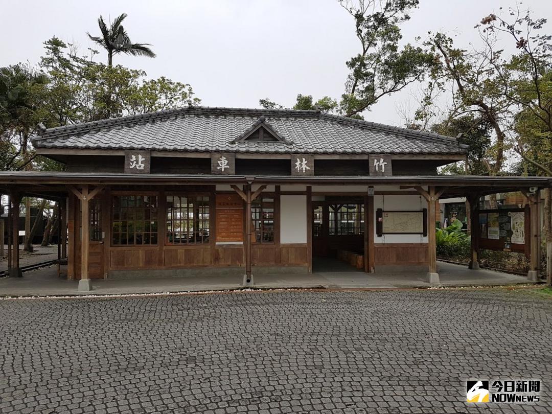 ▲位於羅東林業文化園區內的羅東森林鐵路竹林車站。（圖／記者李清貴攝 , 2018.03.08\\)