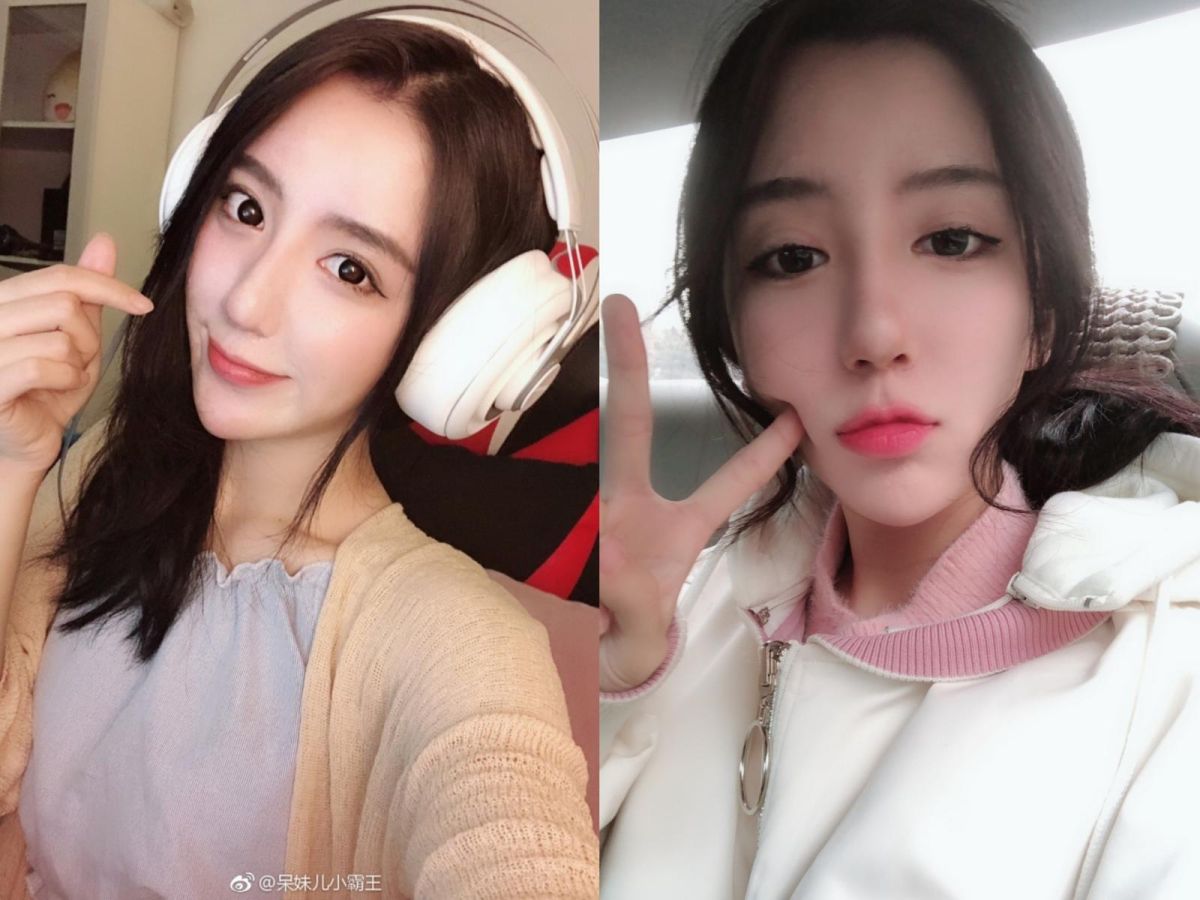 ▲糗翻！正妹直播嬌喊「抱抱小哥哥」，媽媽在後面看了超火。（圖／翻攝自微博）