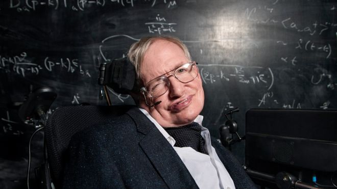 ▲Stephen Hawking。（圖／翻攝自BBC , 2018.3.14）