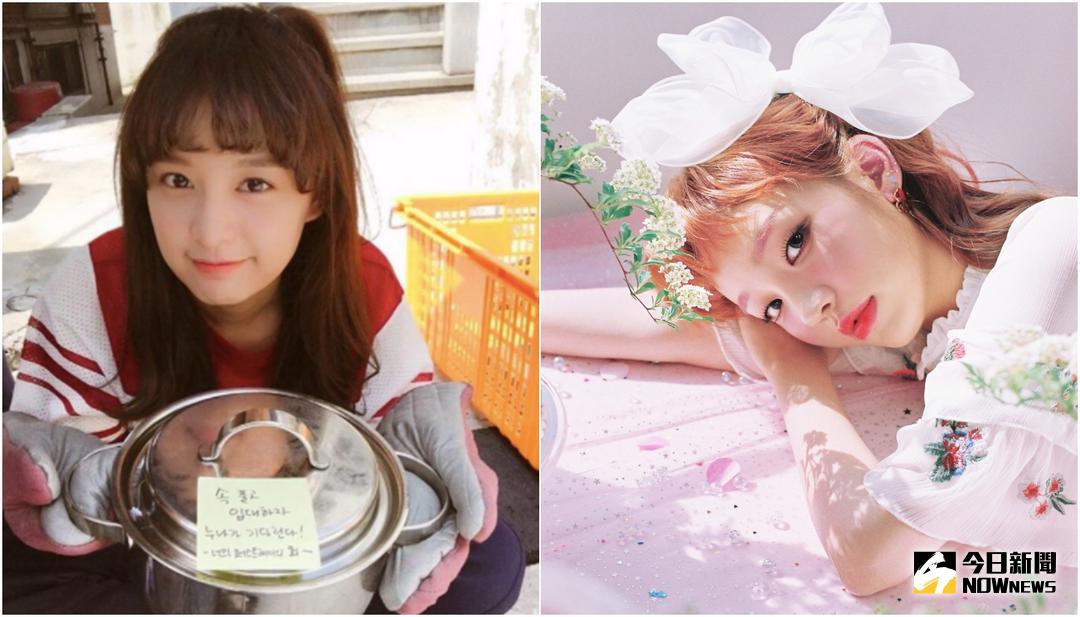 ▲金智媛（左）自爆與白娥娟、高潤荷自組宅女幫。（圖／金智媛IG、寬宏藝術 , 2018.3.15）