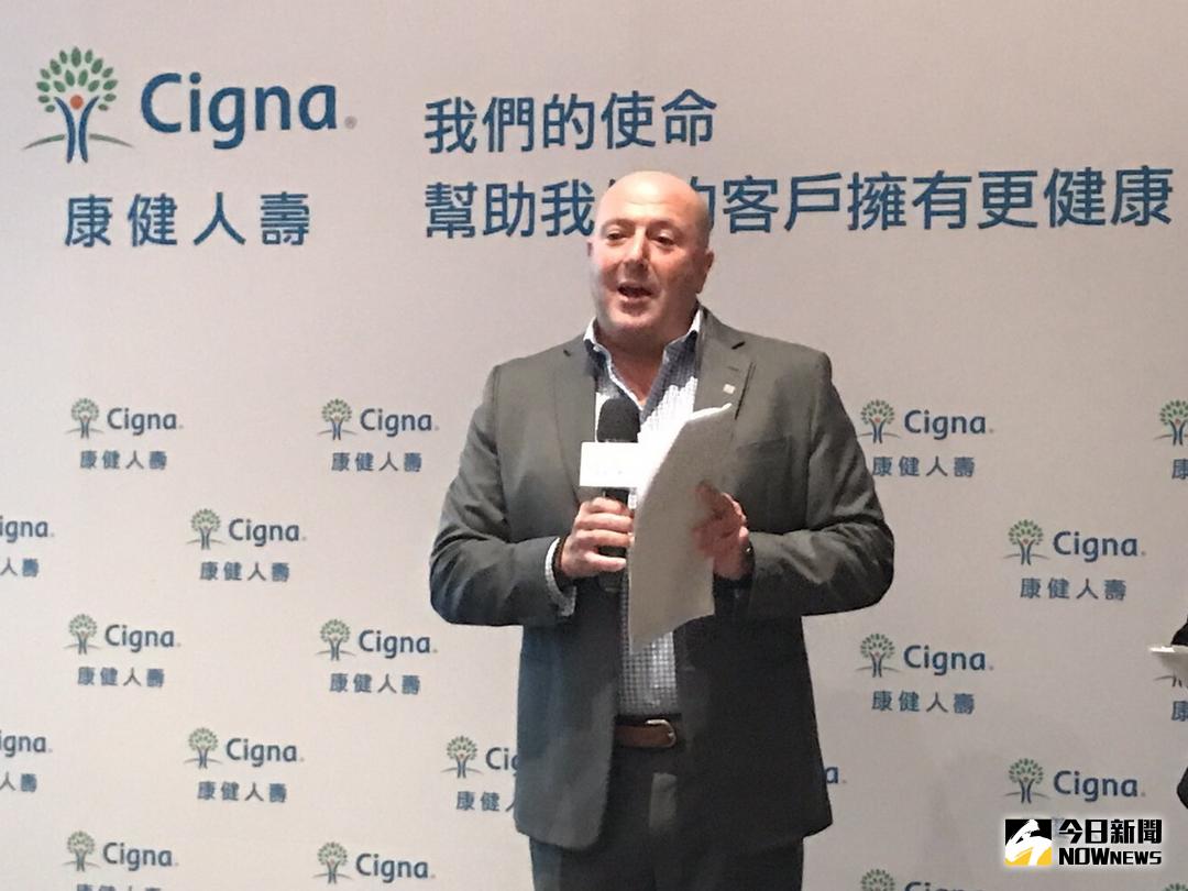 ▲康健人壽總經理暨執行長邵駿崴（Tim Shields）。（圖／記者顏真真攝 ）