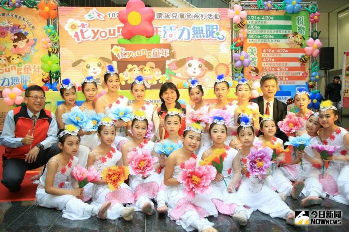 ▲中市慶祝兒童節系列活動結合花博元素，辦理生活體驗營。（圖／柳榮俊攝 , 2018.3.21\\)