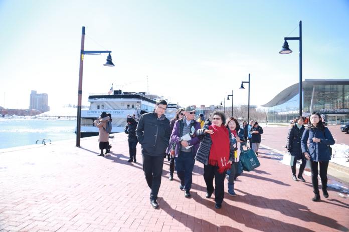 ▲市長陳菊參訪美東第二大港巴爾的摩。（圖／高市府提供 , 2018.03.23）
