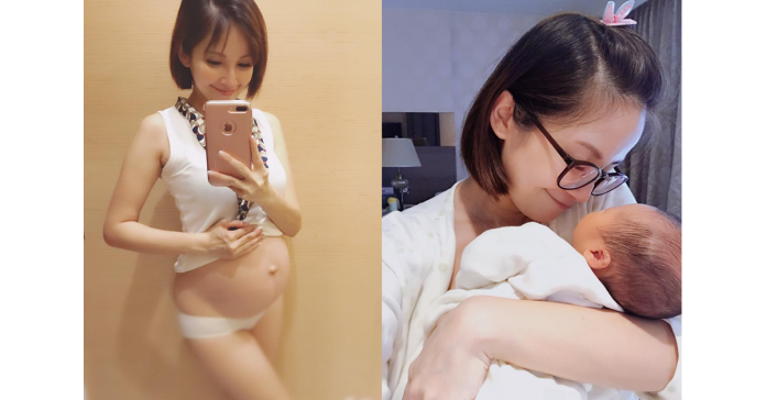 ▲時尚媽咪鍾欣怡去年10月產下二子安安，常在臉書上分享她的獨門懷孕保養秘技。（圖／取自鍾欣怡 Cathy Chung臉書）