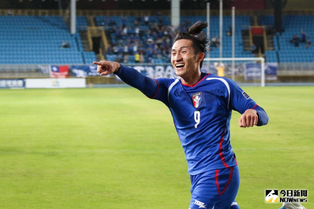 ▲中華男足前鋒李茂（圖／鍾東穎攝 , 2018.03.27）