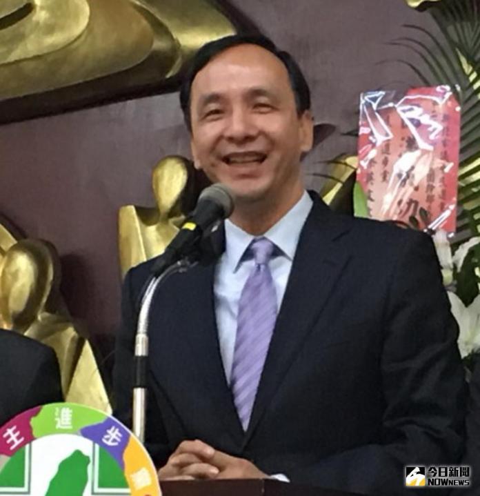 ▲新北市長朱立倫指出，非常希望國共論壇及跟國民黨所有的管道，都能夠非常的暢通。（圖／記者陳志仁攝，2018.03.28）