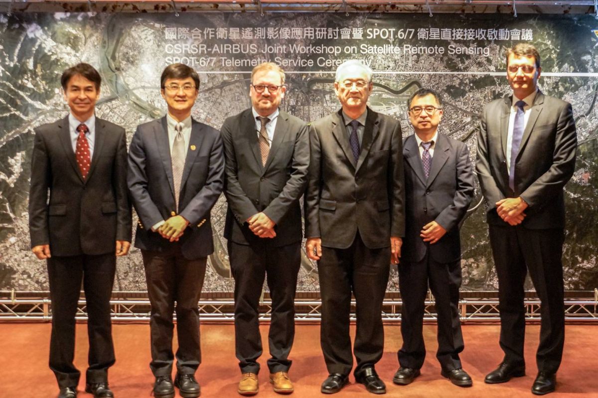 ▲中央大學太空及遙測研究中心與歐盟空中巴士公司（AIRBUS）締約啟動SPOT-6和SPOT-7衛星「直接接收」，解析度1.5米的高解析衛星影像可無限量接收，完全不受限制，並可執行即時的監/偵測任務。（圖／中央大學太空及遙測研究中心提供 , 2018.03.30）