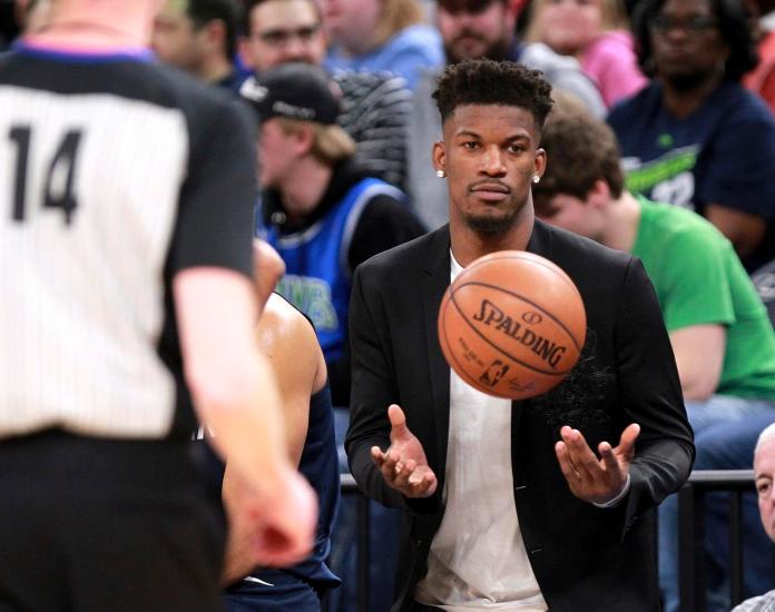 ▲灰狼球星Jimmy Butler。（圖／美聯社／達志影像）