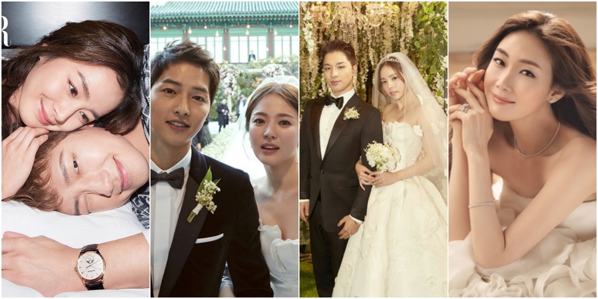 ▲金泰希（左起）宋慧喬、閔孝琳、崔智友年紀都比老公大。（圖／韓網 , 2018.4.4）