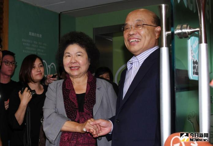 圖輯／陳菊銜民進黨中央之命　勸進蘇貞昌參選新北市長
