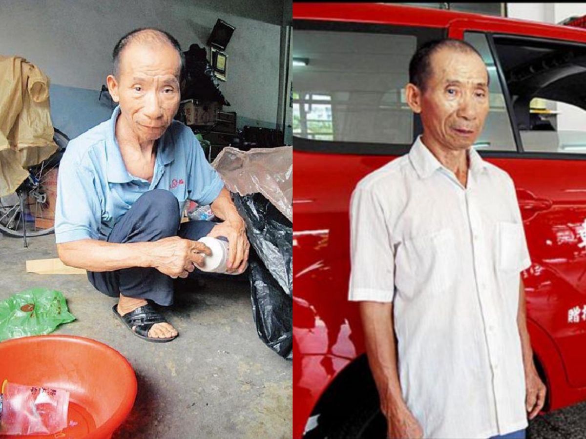 ▲男版陳樹菊！曾被笑「像狗一樣」，清潔工30年捐4百萬。（圖／翻攝自臉書）