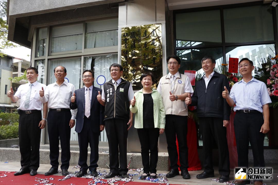 ▲「虎尾就業中心」揭牌典禮。（圖／記者洪佳伶攝 , 2018.04.11\\)