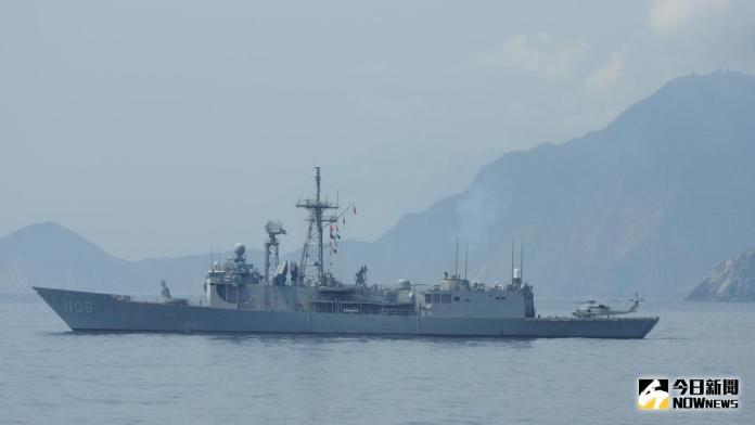 ▲海軍出動大批艦艇進行演習。（圖／記者戴祺修攝,2018.04.13）