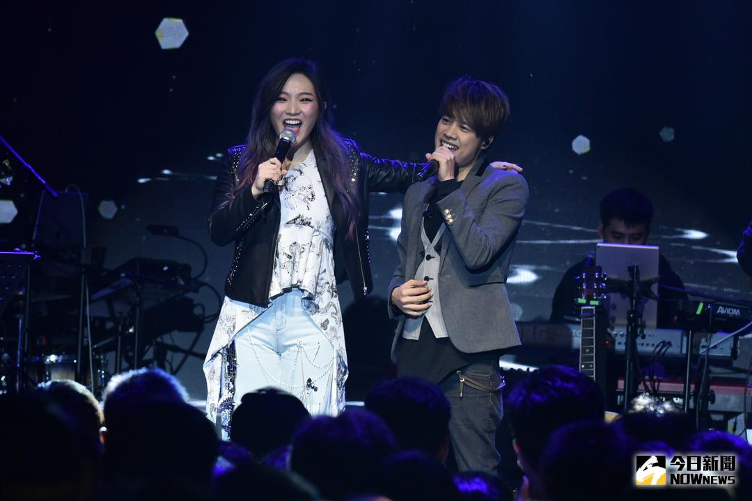 ▲閻奕格《我有我自己》音樂會，邀Tank當嘉賓。（圖／記者林柏年攝 , 2018.4.15）