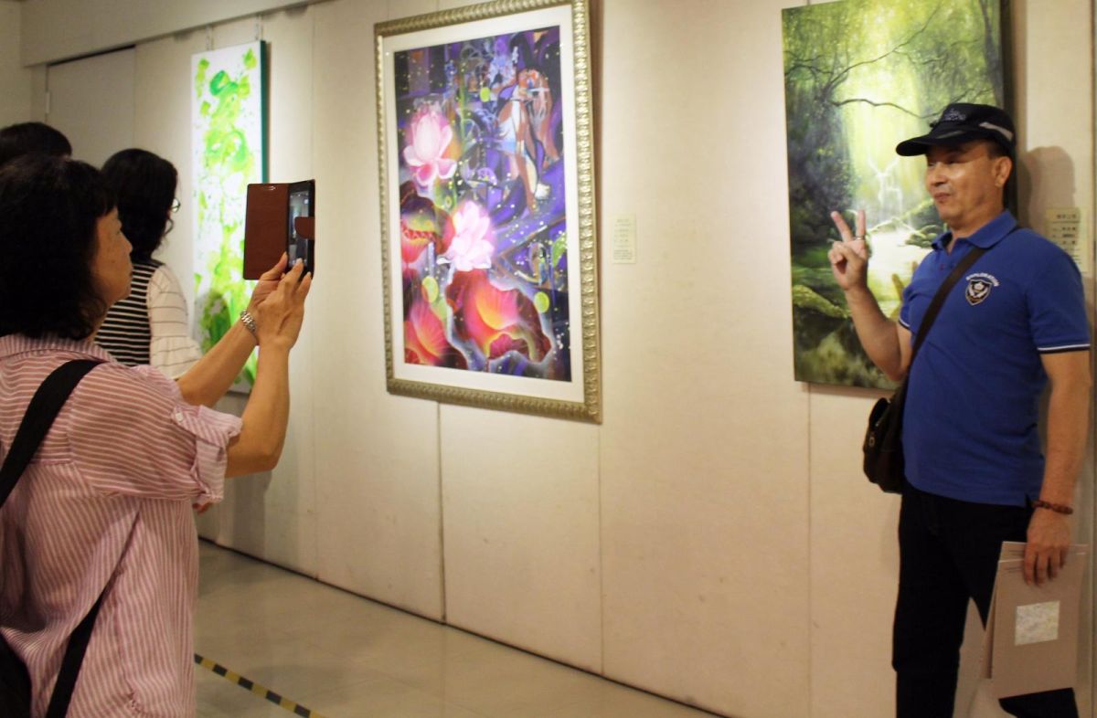 ▲土城藝文館自即日起至5月6日舉辦「看見土城－新北市土城桐花祭邀請展」，讓民眾重新認識土城的山林風景及人文風情。（圖／土城區公所提供）