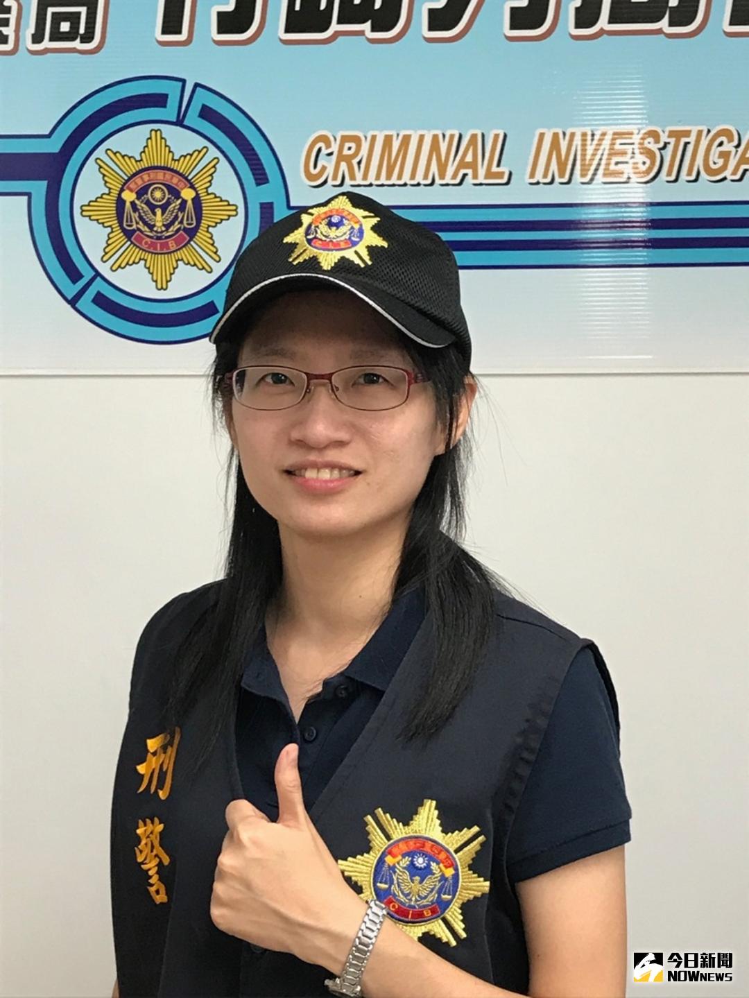 ▲嘉義縣警察局女偵查佐余芳毓，是一位能文也能武的女刑警。（圖／嘉義縣警察局提供 , 2018.04.17）