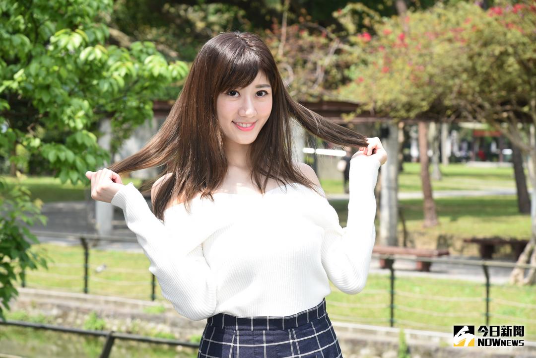 ▲林茉晶擁有雙修長美是她全身最感到自信的地方。（圖／記者林柏年攝 , 2018.4.19）