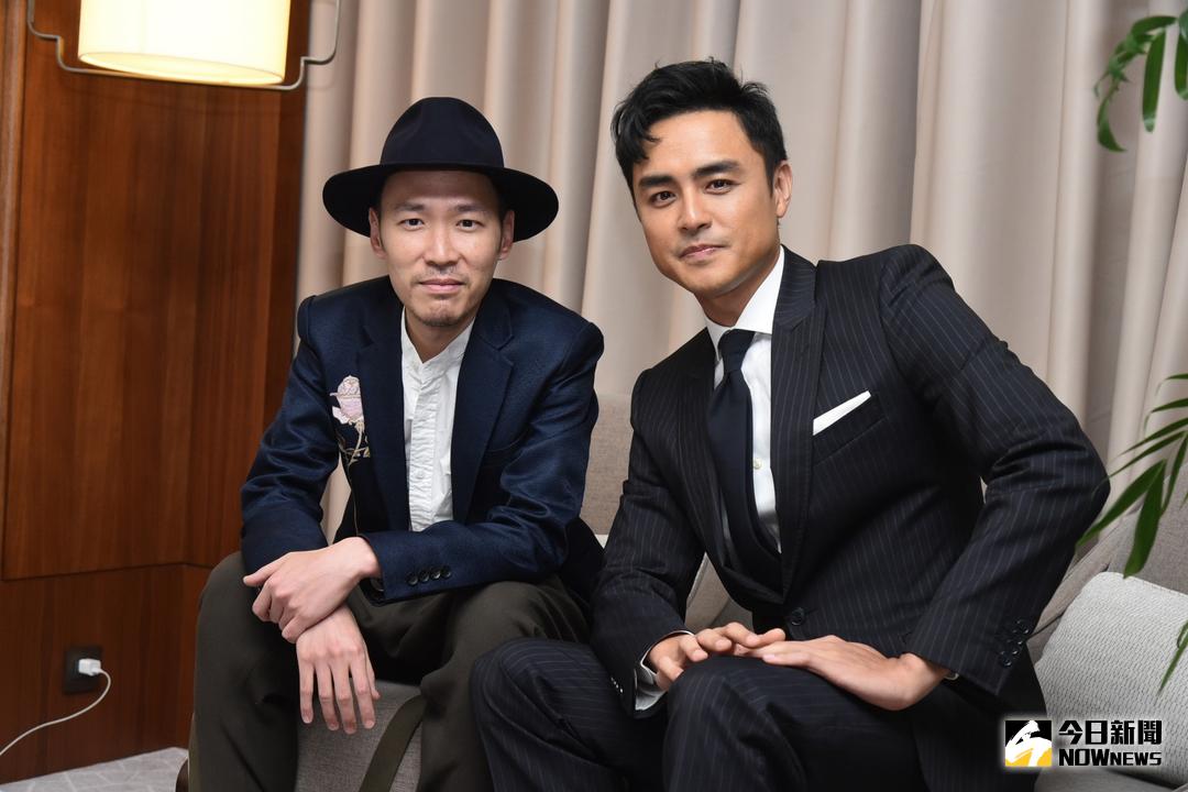 ▲演員張少懷（左）、明道為電影《市長夫人的秘密》進行宣傳訪問。（圖／記者林柏年攝 , 2018.04.23）