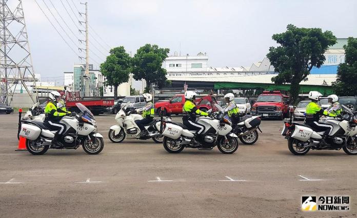 高屏警聯合特種勤務　大型重機車隨扈專精訓練
