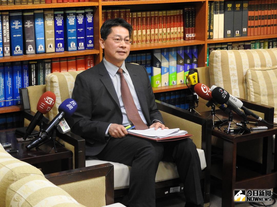 ▲外交部發言人李憲章表示，駐多明尼加大使湯繼仁，這輩子只流過兩次眼淚。（資料圖／林仕祥攝）