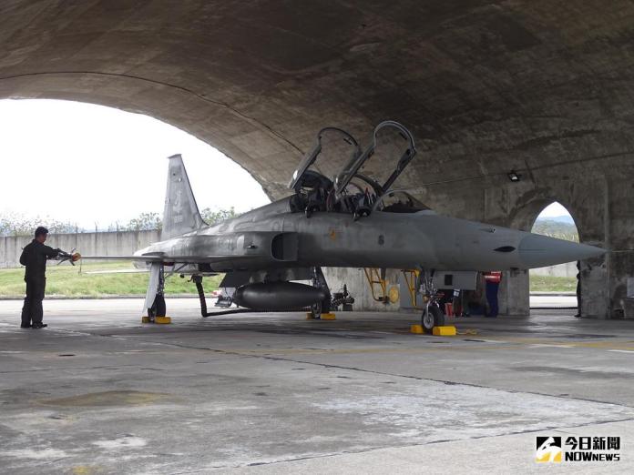 ▲空軍台東志航基地F-5F戰機。（圖／記者呂炯昌攝 ）