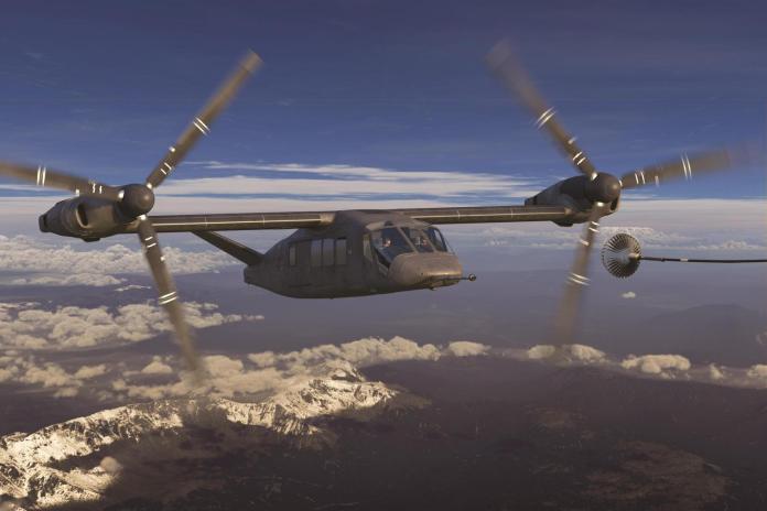 ▲貝爾直升機公司公布的V-280旋翼機概念圖。（圖／貝爾公司 ）