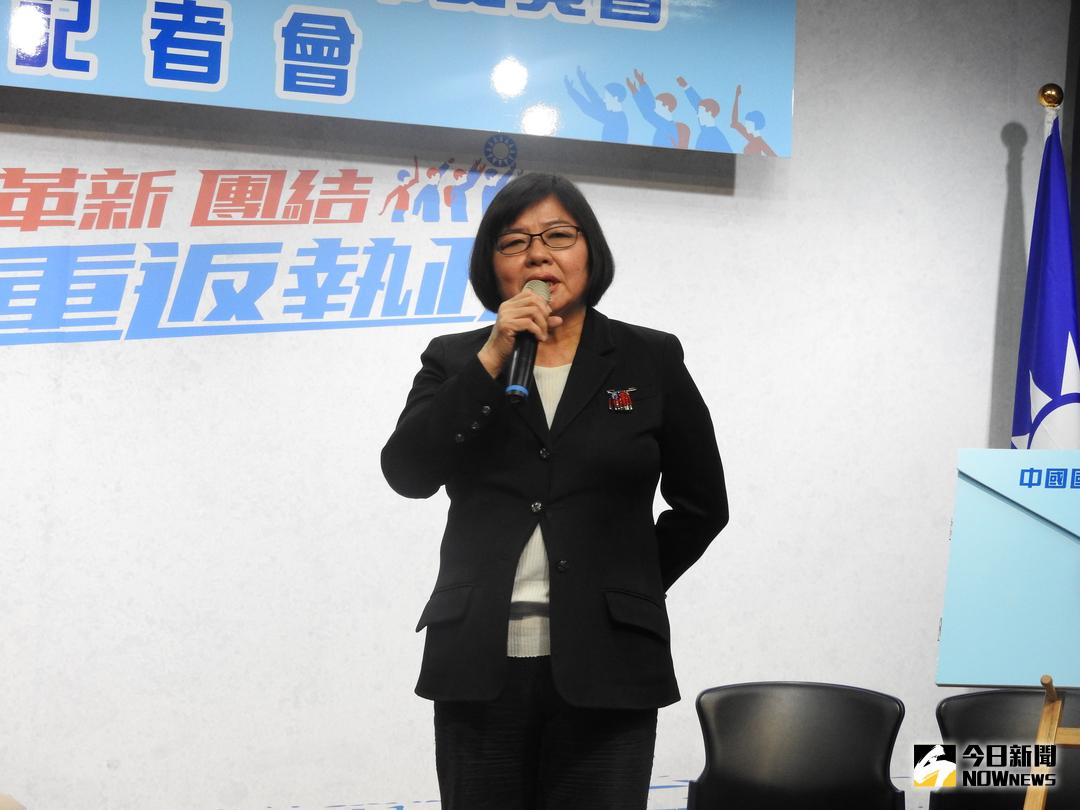 ▲國民黨北市黨部主委黃呂錦茹。（資料照／林仕祥攝 , 2018.5.2）