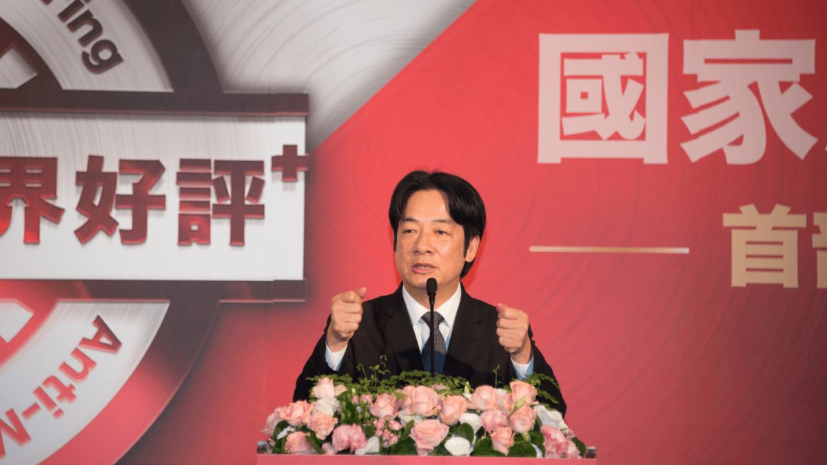 ▲台布24日斷交，我國邦交國剩下18國，行政院長賴清德引韓非子所言於臉書發文：「安危在是非，不在強弱；存亡在虛實，不在眾寡」。（資料圖／行政院提供）