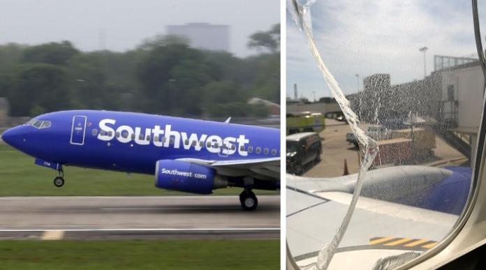 ▲美國西南航空（Southwest Airlines）近日空中危機頻傳。（圖／翻攝自推特 , 2018.5.3）