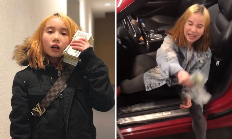 ▲年僅 9 歲的美國小女孩 Lil Tay，炫富的程度令人看了瞠目結舌。（圖／翻攝自Lil Tay IG , 2018.5.3）