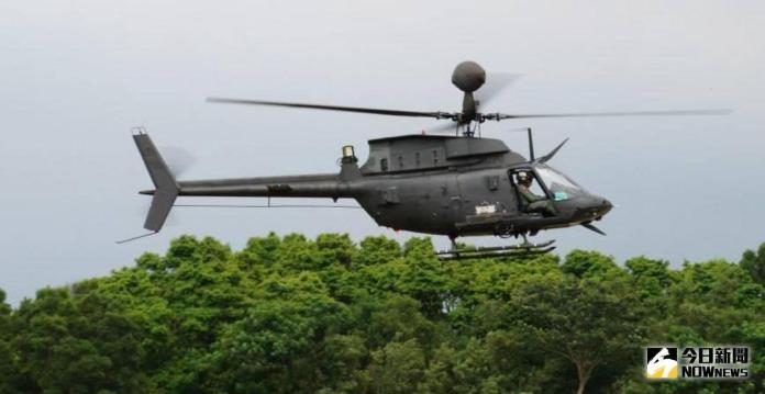 ▲陸航一架OH-58D戰搜直升機3月中旬於自動旋轉飛訓時發生重落地事故，所幸並無人員傷亡。示意圖非當事直升機。（圖／記者呂烱昌攝影）