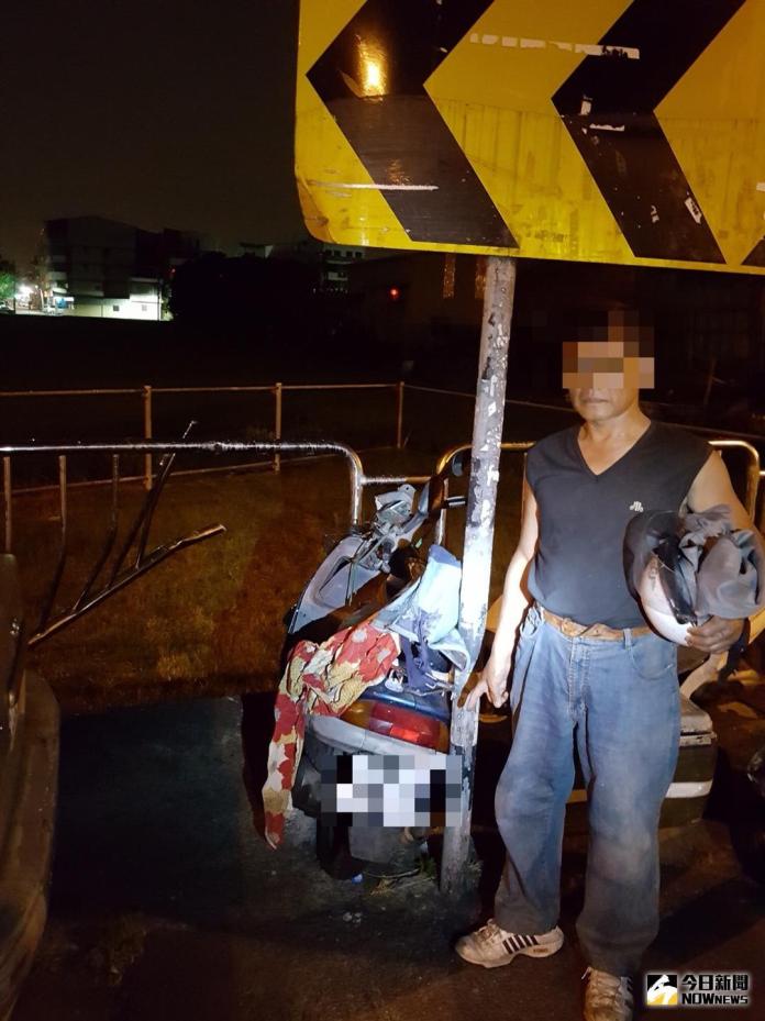 ▲送羊奶的男子機車發不動，竟為能順利送羊奶而偷別人機車。（圖／記者鄧力軍翻攝 , 2018.05.06\\)